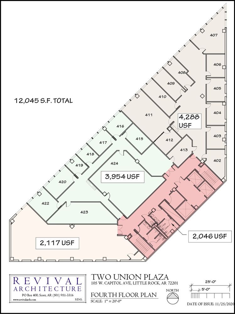 Two Union National Plaza: 105 W Capitol Ave, Little Rock, AR 72201